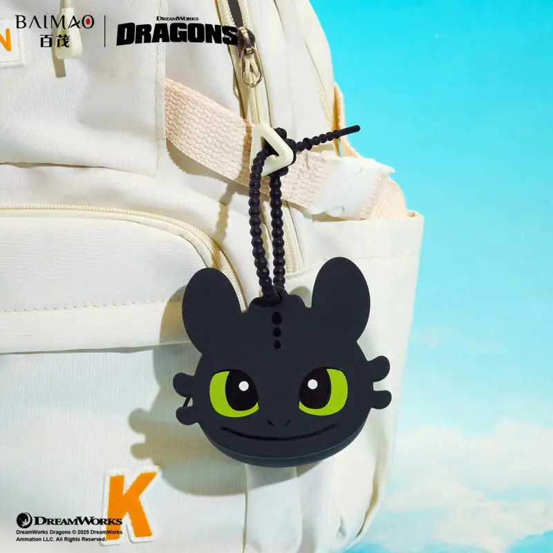 Toothless Zero Wallet Keychain Dragon Taming Master Silicone Keychain Exquisite Earphone Bag Storage Bag Keychain Pendant view 5