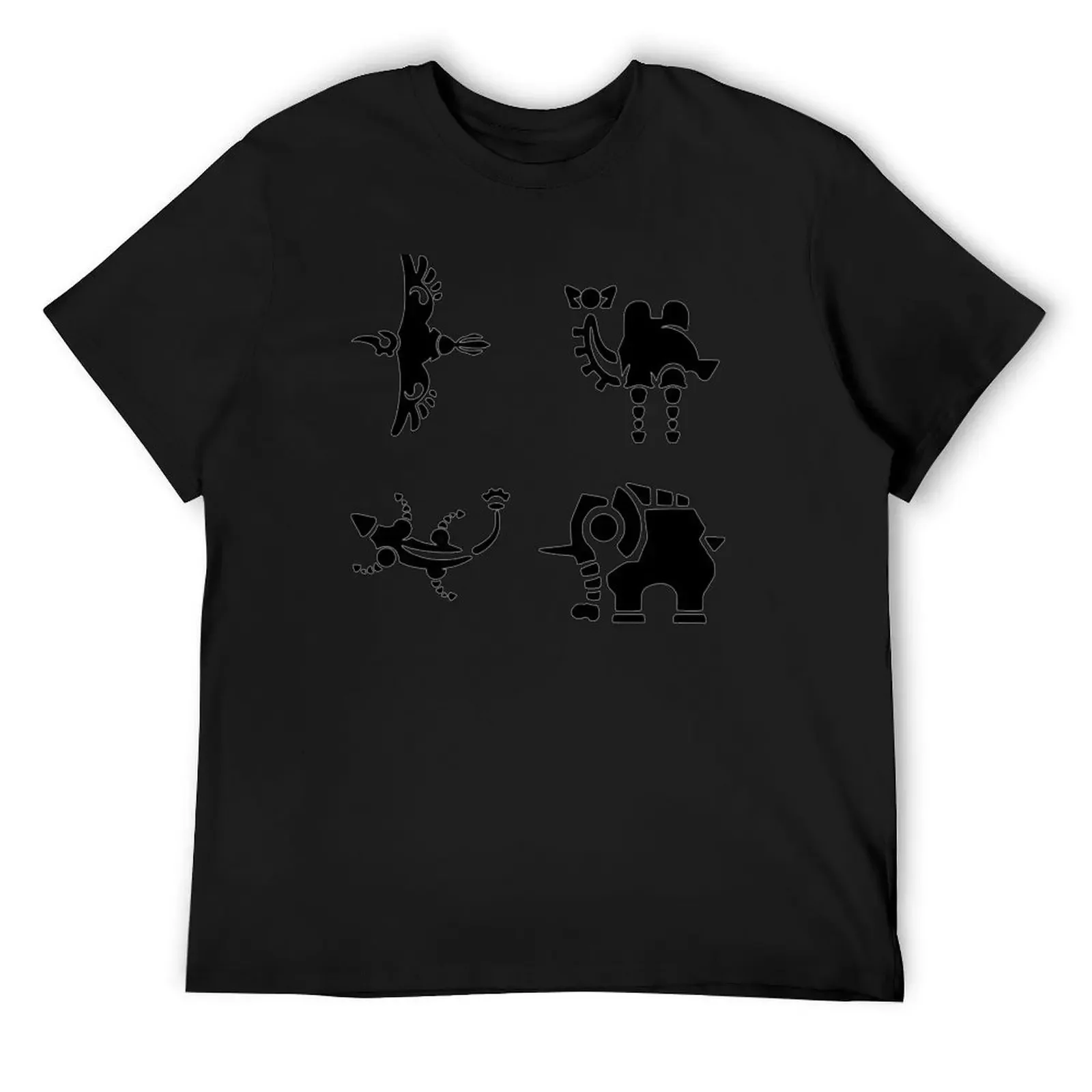 

Divine Beasts T-Shirt quick drying animal prinfor boys customizeds vintage clothes tshirts for men