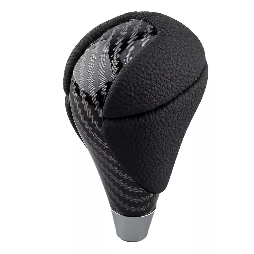 OEM Number Automatic Gear Knob Car Gear Shifter ABS Material Easy Installation High Reliability PU Leather Car Interior Upgrade