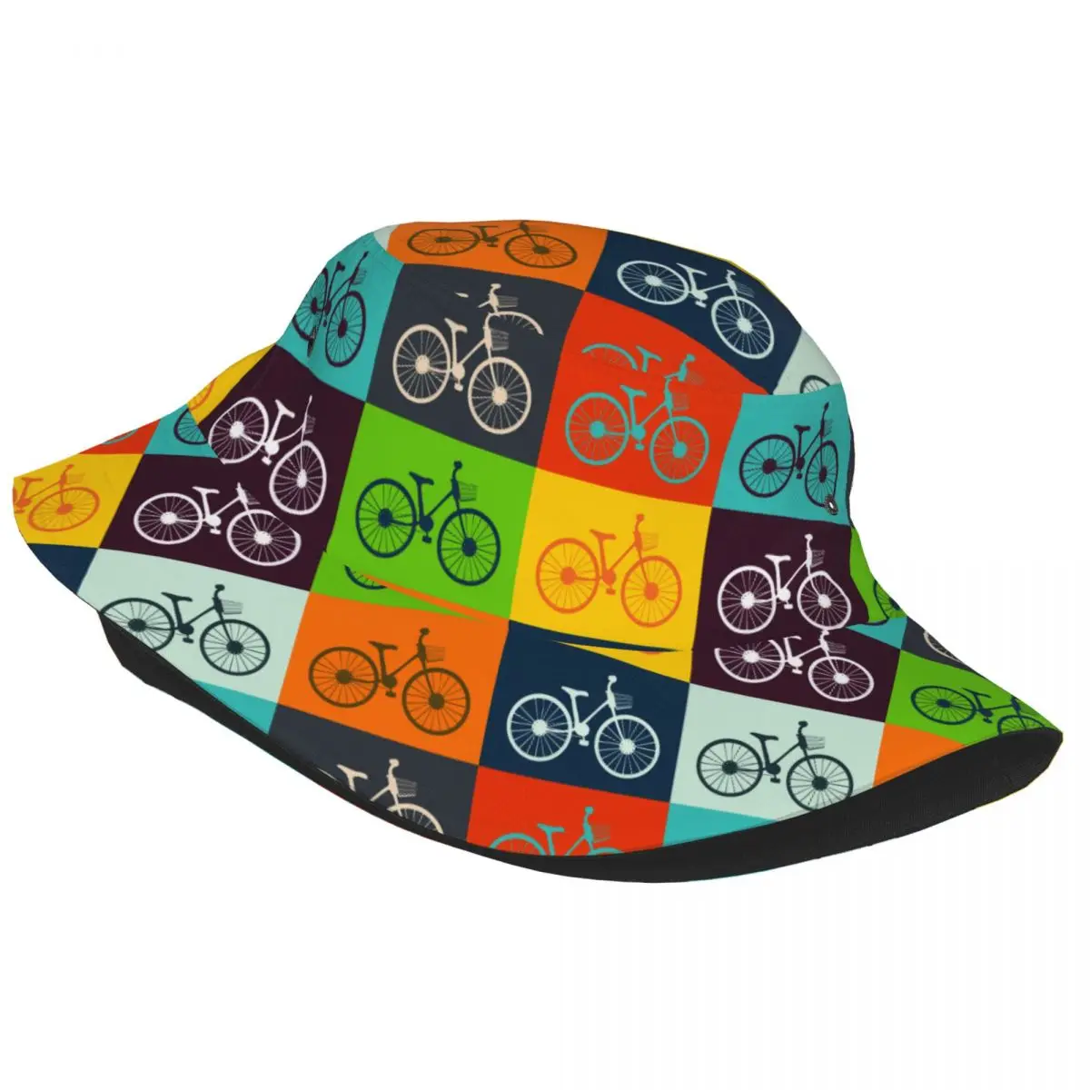 Bicycle Retro Styled Bike Bob Hats for Woman Summer Field Hat Stylish Lightweight for Hiking Fishing Caps Getaway Headwear