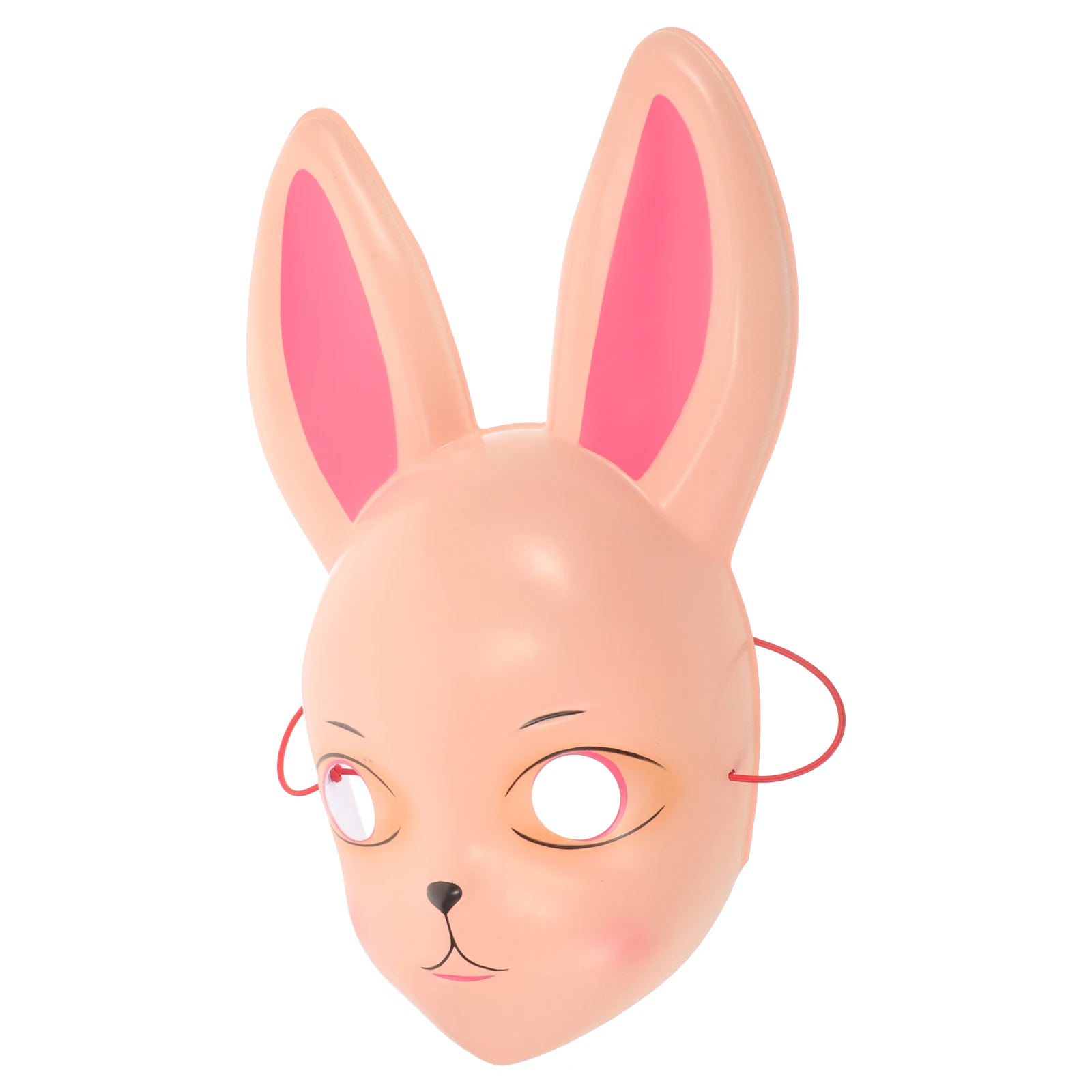 

Bunny White Lightweight Comfortable Reusable Party Mask Cosplay Easter Mask Props Easter Halloween Accessories