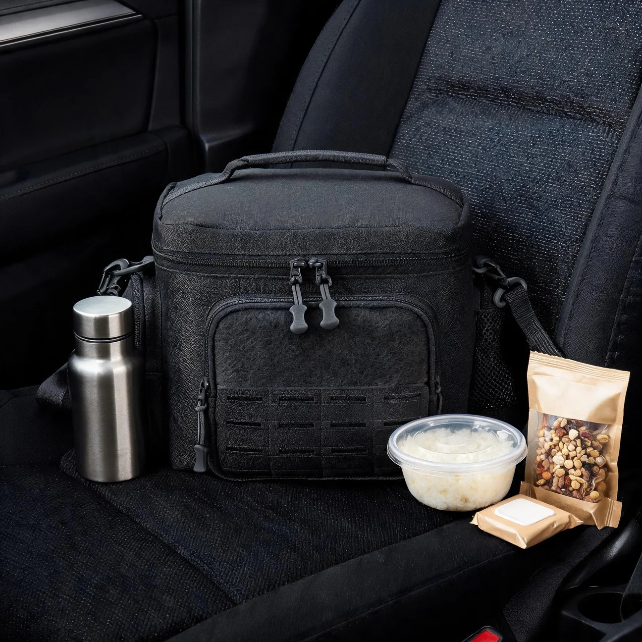 Outdoor Camping Picnic Insulated Cooler Bag Portable Handheld Shoulder Crossbody Tote for Food Beverage Storage