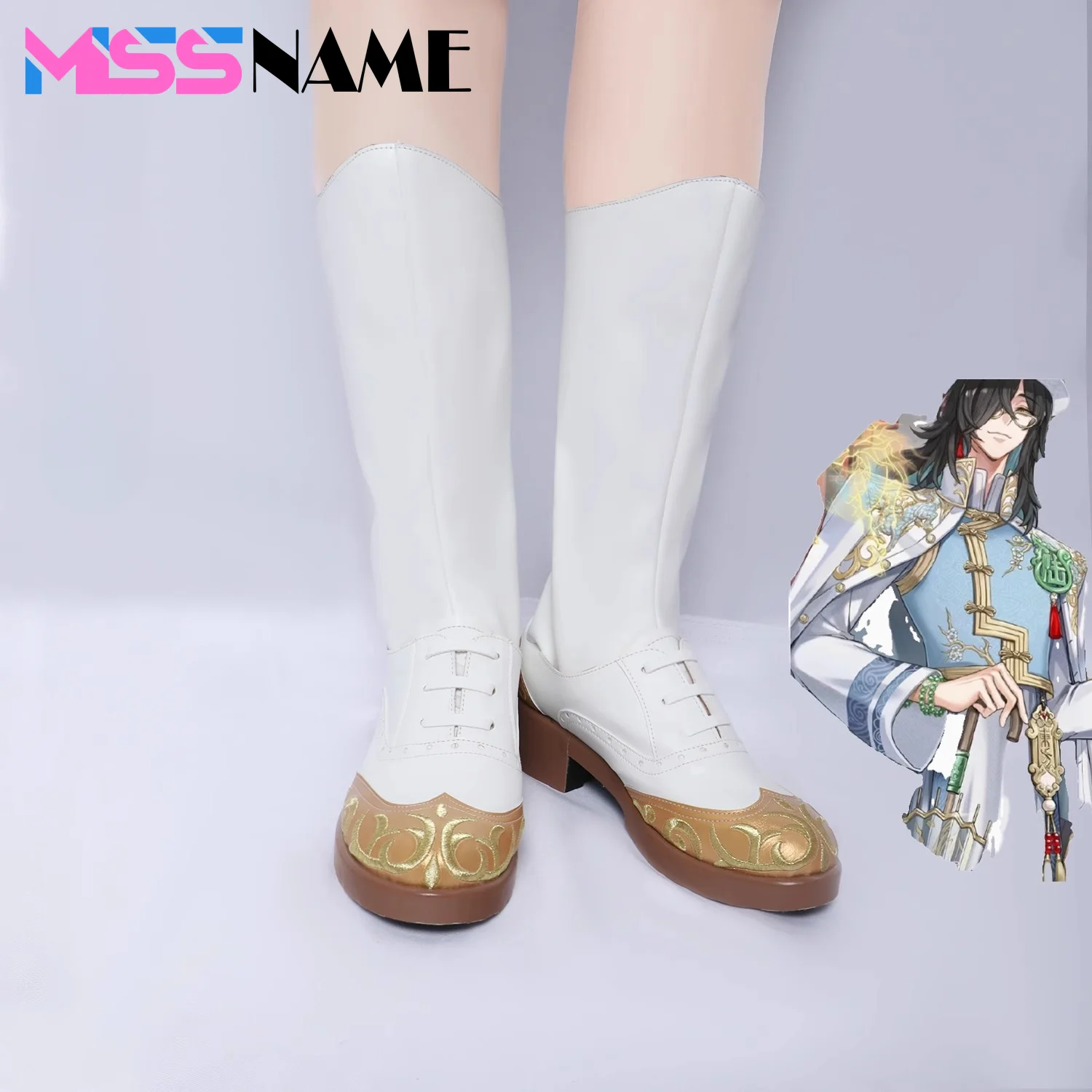 Identity V White Guard Black Guard Cosplay Boots Comic Anime Halloween Party Game Cosplay Shoes Prop