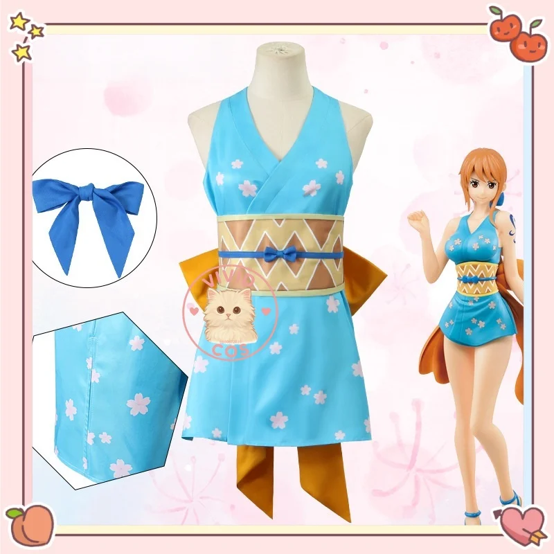 

Nami’s Pajama Cosplay Costume Coat From Film RED Full Anime Outfit Collection Role-playing As Characters with Identical Outfits