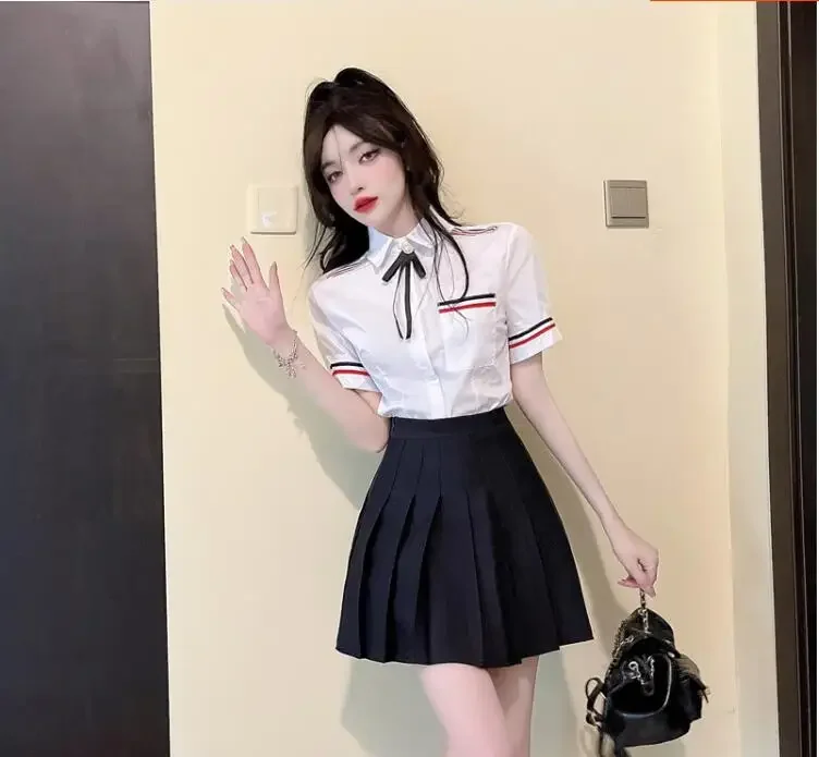 ネイビー風 JK 制服 日本語教室 セーラー 学生服 女の子