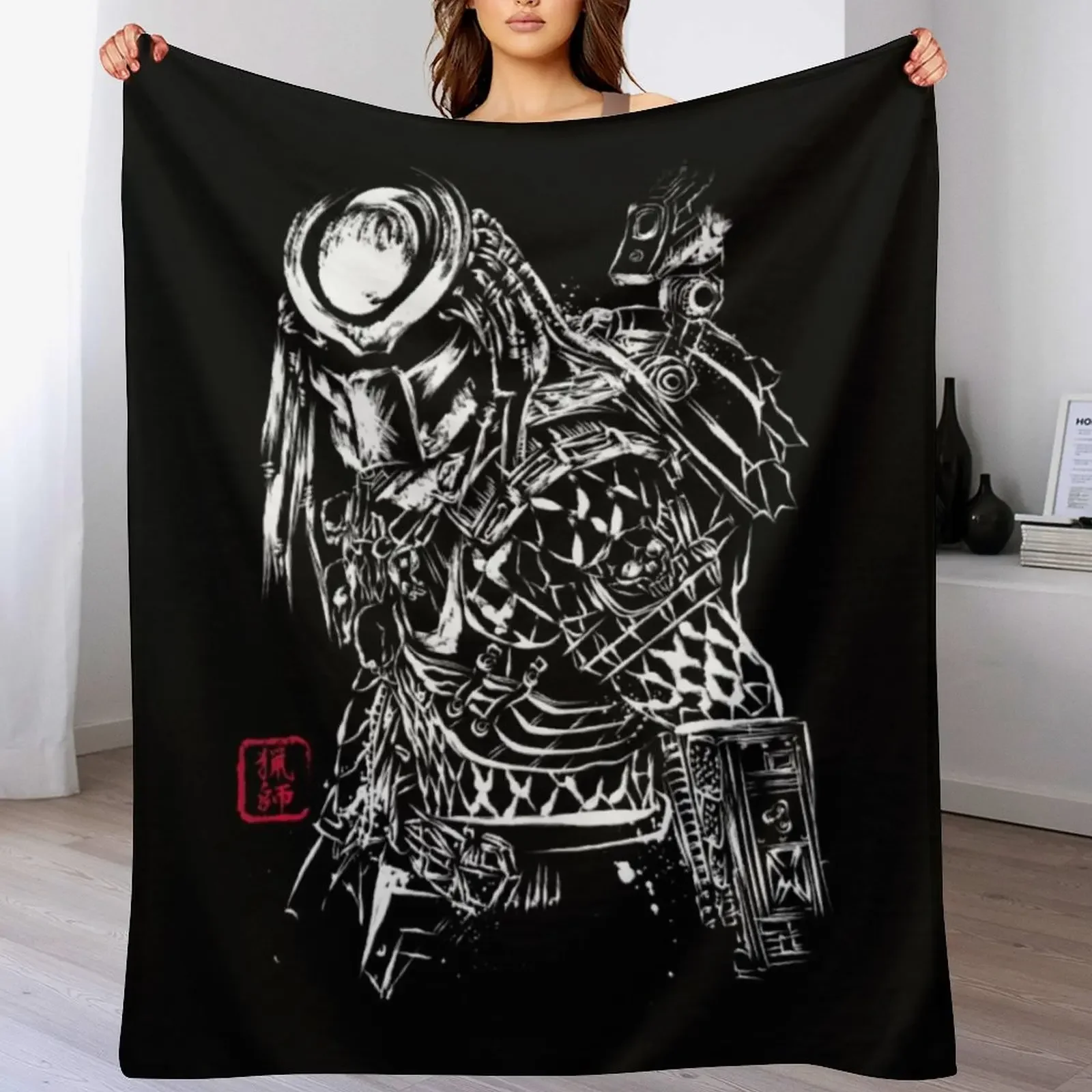 New The shadow of the hunter Throw Blanket Warm Comfortable Blanket Gift for Parents Friends