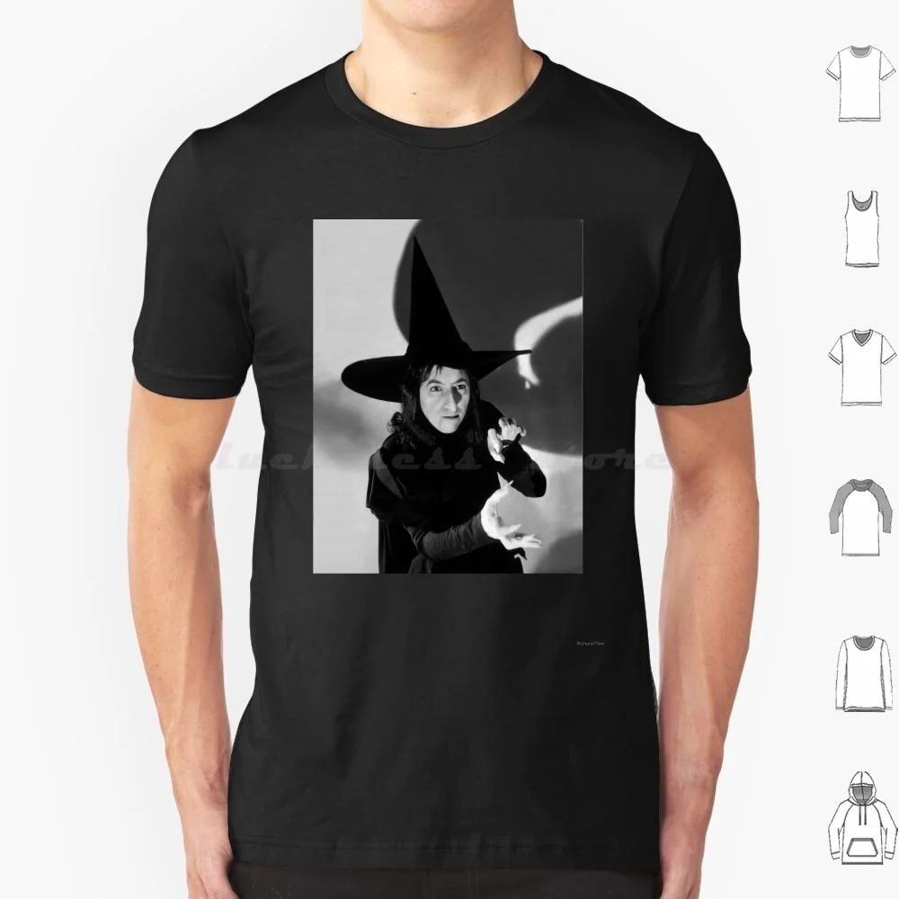 Wicked Witch Of The West T Shirt 6xl Cotton Cool Tee Ricoflinn Richard Flinn Witch Black And White Wicked Witch Of The West