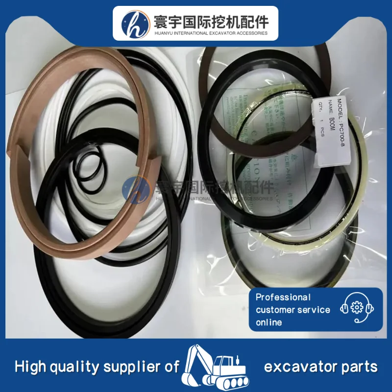 

HD 712 Hydraulic Drifter Seal Kit HD609 HD712 HD715 Rock Drill Machine Sealing Set Compatible with Construction Machinery Parts