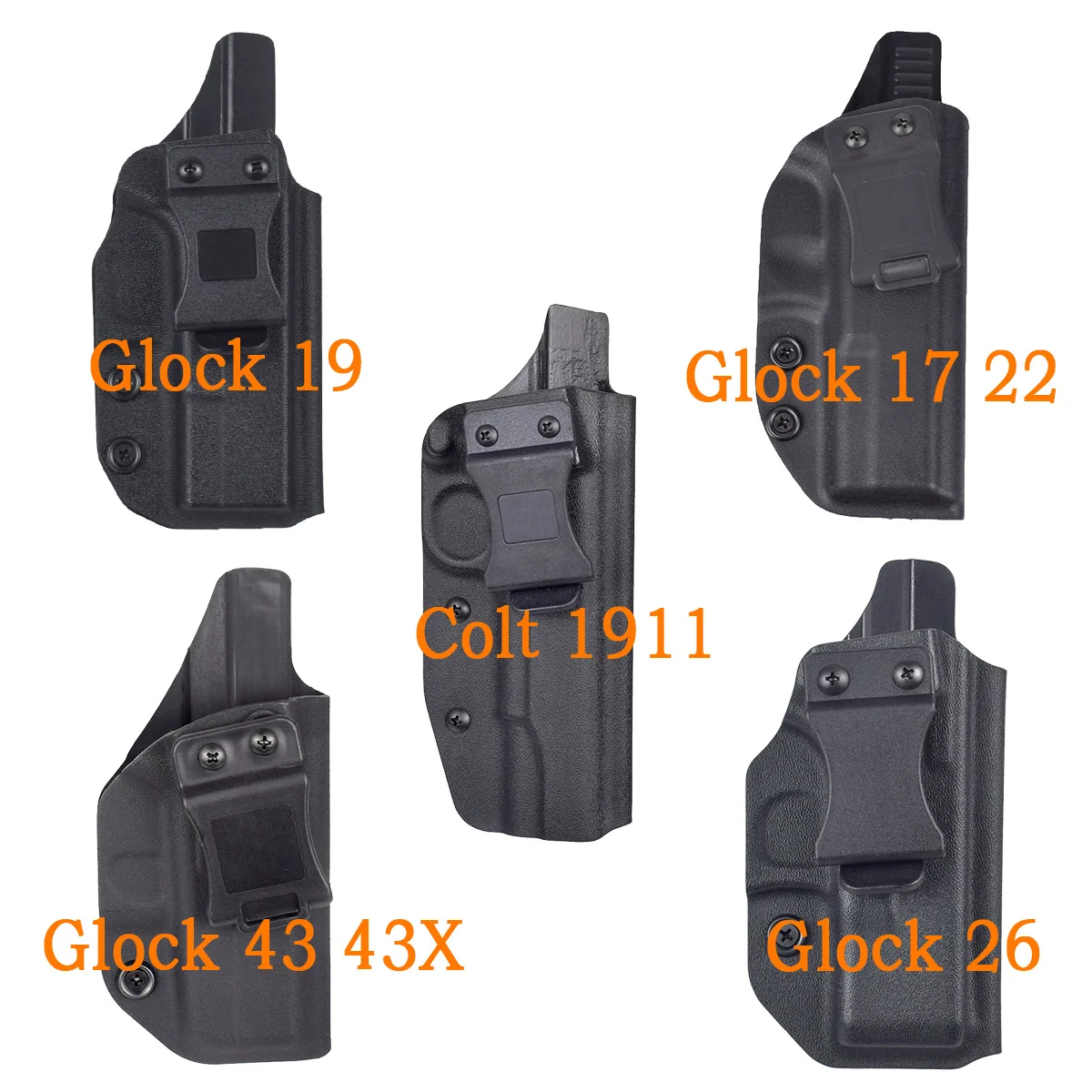 

Taurus G2C S&W TH9 Glock 17 19 22 31 43 Sig Sauer P365 Jericho 941 Colt 1911 Holsters IWB Glove Cover Sleeve Anti Slip Handgun