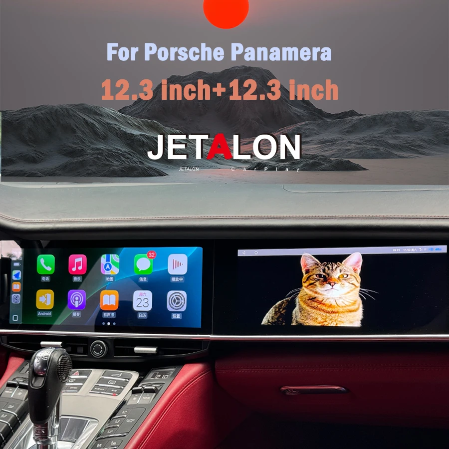 Car Multimedia Player Bluetooth 12.3" CarPlay GPS bluetooth wireless For Porsche Panamera 2010-2016  AUTO Android 8 Core radio
