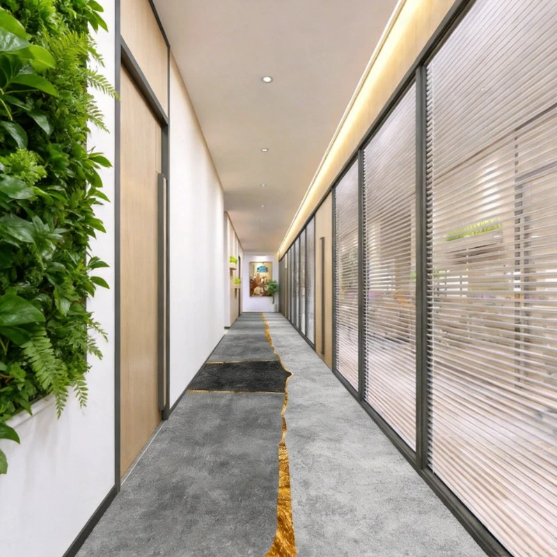 

European Style Long Corridor Carpet for Living Room Marble Decoration Home Hallway Runner Rug Villa Hotel Stairs Passageway Mat
