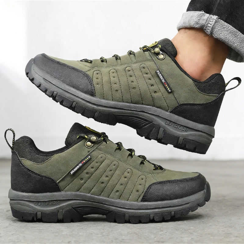 Men Casual Hiking Shoes Classic Waterproof High Quality Shoes Women Climbing Shoes Outdoor Sneakers Trekking Sports Footwear