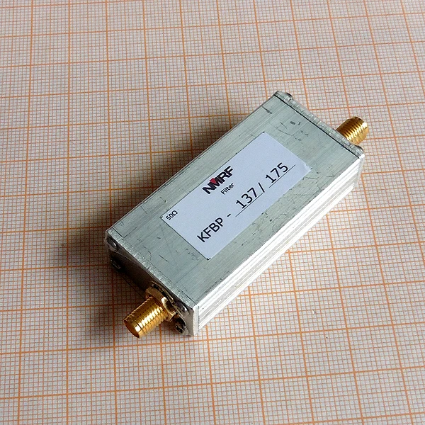 Imagem -02 - Vhf Band Filtro Passa-banda Interface Sma 137175mhz