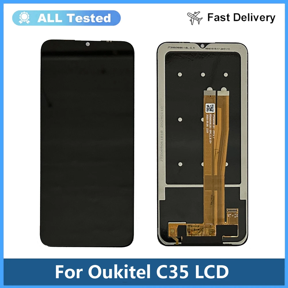 

100% Tested For OUKITEL C35 LCD Display Touch Screen Replacement Original For OUKITEL C35 LCD Screen Sensor Repair Parts