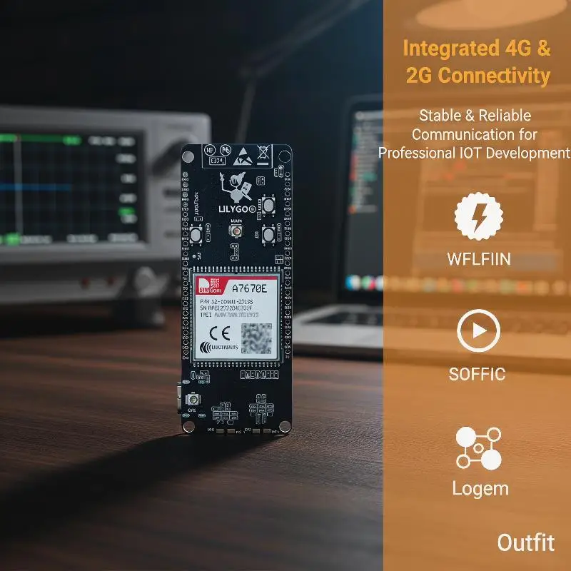T-Call A7670 4G 2G ESP32 Development Board A7670E LTE GSM Cellular Network ESP32-WROVER-E WiFi Bluetooth Wireless Module