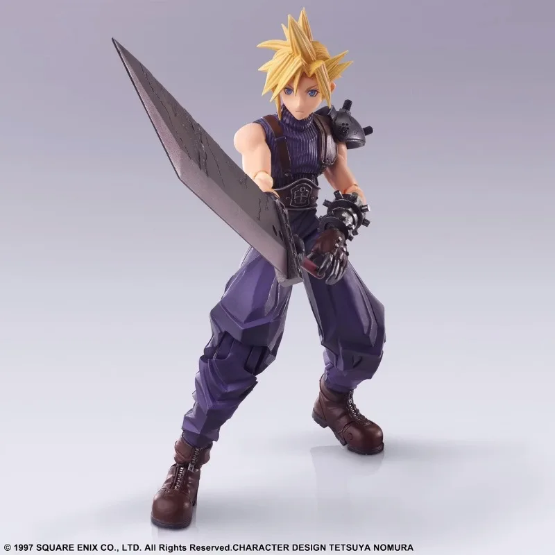 Spot Genuine SQUARE ENIX SE BRING ARTS Final Fantasy 7 Claude Movable Doll Figure Model Toy Movie Animation Multiverse Gift