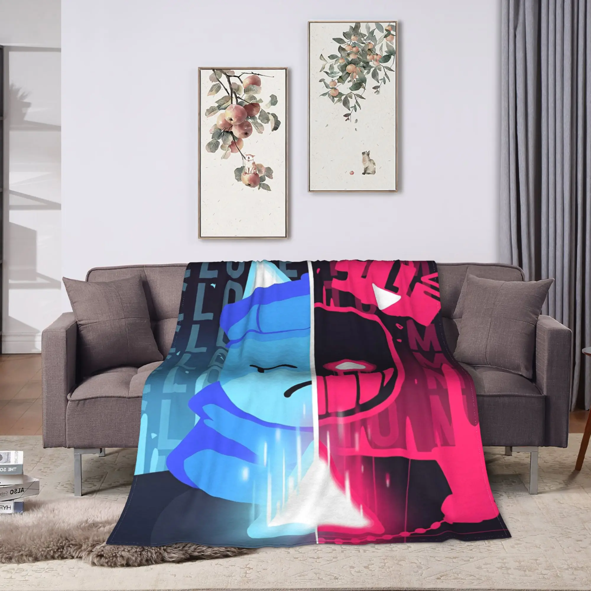 Elliot and John Doe Forsaken Blanket Fuzzy Throw Blanket Summer Air Conditioning Portable Soft Warm Bedspreads