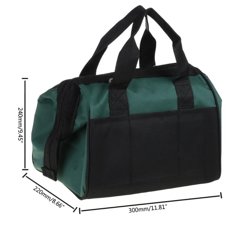 Waterproof Portable Small Tool Bag Durable Oxford Cloth Multiple Compartments for Electricians and Home Repairment