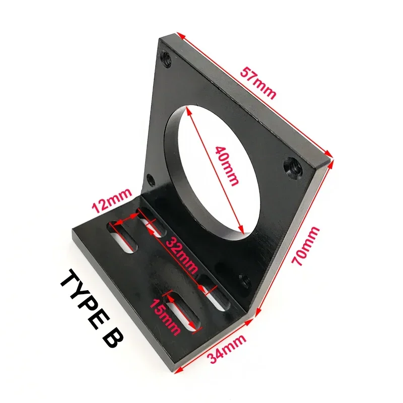 2pcs 57 Stepper motor NEMA 23 motor Base Mounting L Bracket Mount for Co2 50W 60W 80W 100W Laser Engraver Cutter Machine