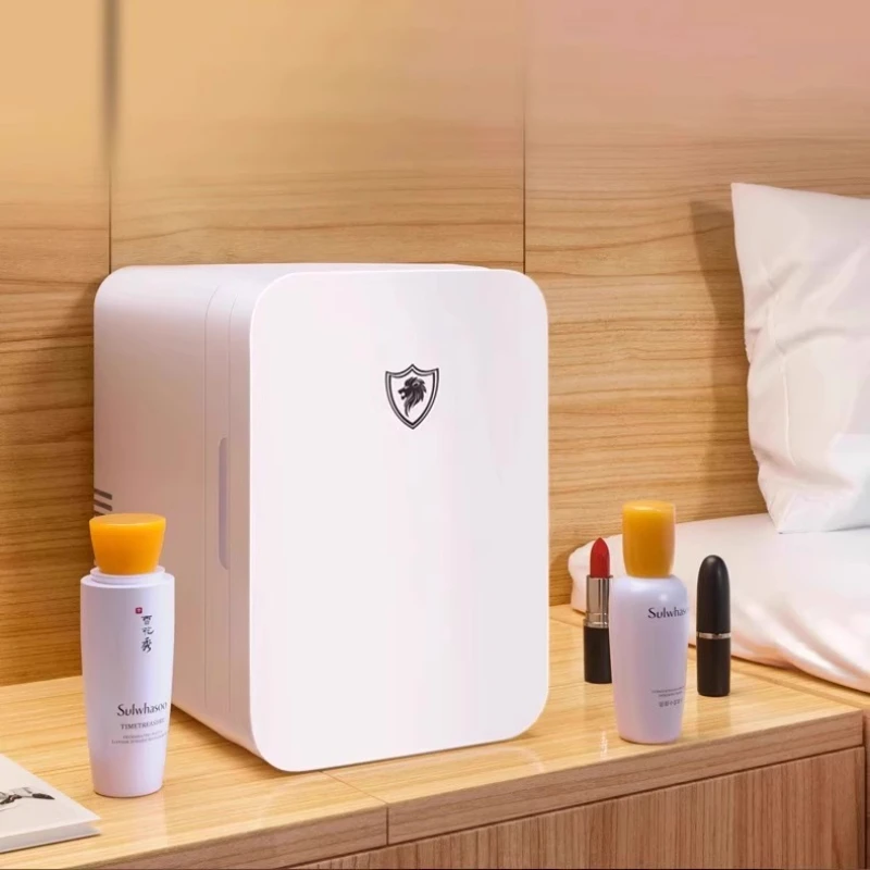 ‌ 16L 二層車ミニ冷蔵庫母乳化粧品保管オールシーズン一定温度鮮度サイレントコンパクト冷蔵庫