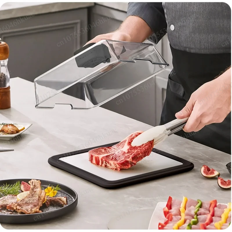 Type-C Charging Defrost Box Fast Thawing Plate for Frozen Meat Beef Seafood