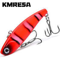 1pcs VIB Vibration Fishing Lure 6cm 11g Long Casting Rattlin Iscas Artificial Wobbler Plastic Hard Bait All Swimming Carp Tackle