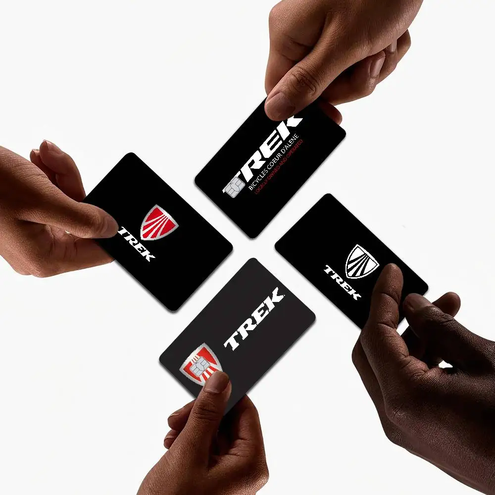T-TREKS Bicycle Anime Spend or Save Funny Shell On Off Ultra Thin No Fade Sticker Skin Cover Film for Debit Credit Card