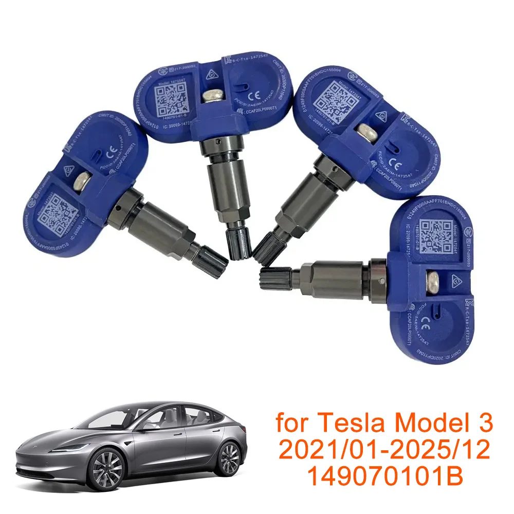 

149070101B 1/4 шт. Bluetooth TPMS датчик контроля давления в шинах для Tesla Model 3 S X Y 2021-2025 149070101A 149070101C