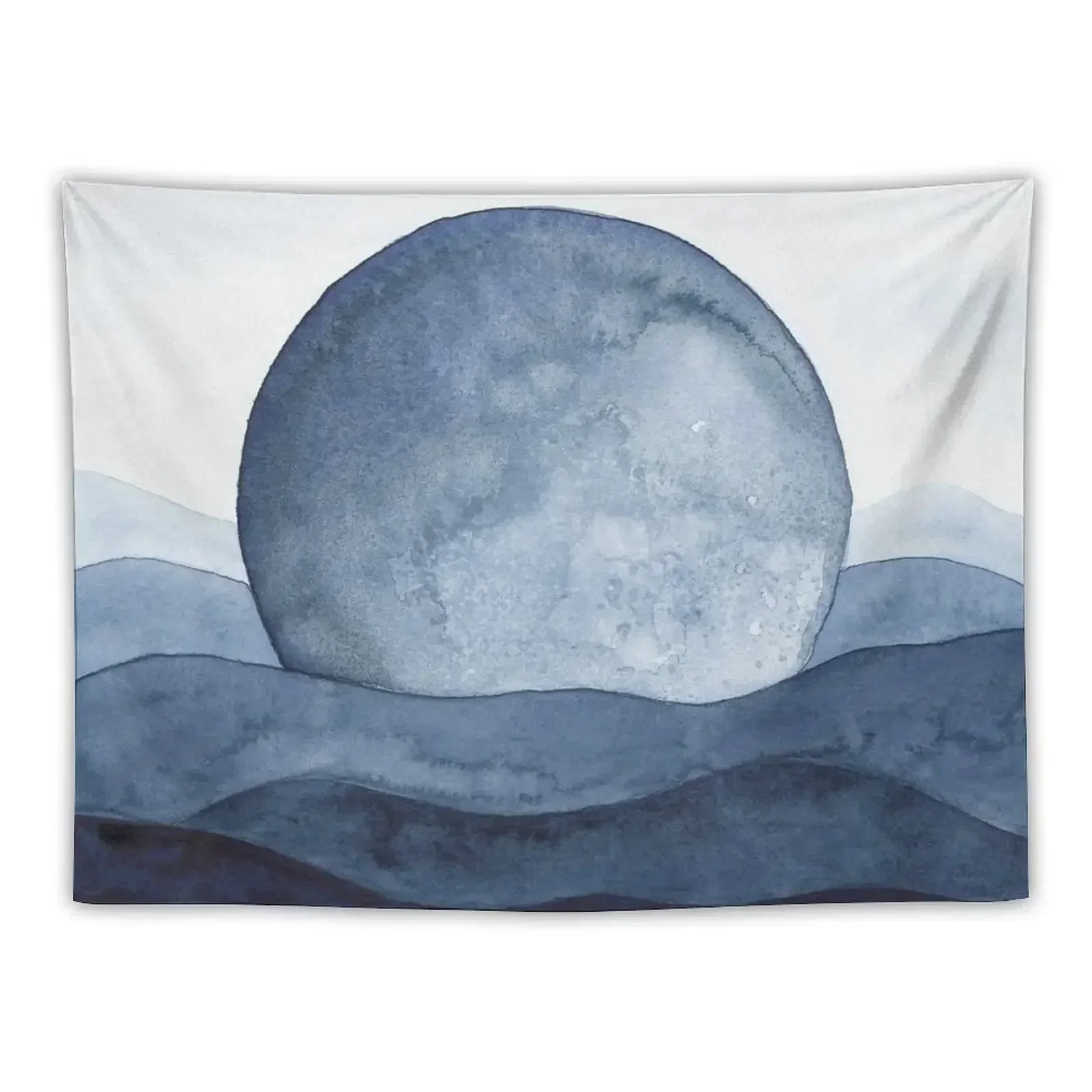 

Moon Landscape | Watercolor Painting Tapestry Bedroom Decor Aesthetic Bedroom Deco Tapestry