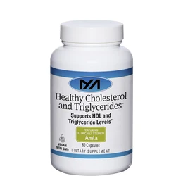 Healthy Cholesterol and Triglycerides -60 Capsules - Supports Healthy HDL and Triglyceride Levels - Non GMO, Vegetarian