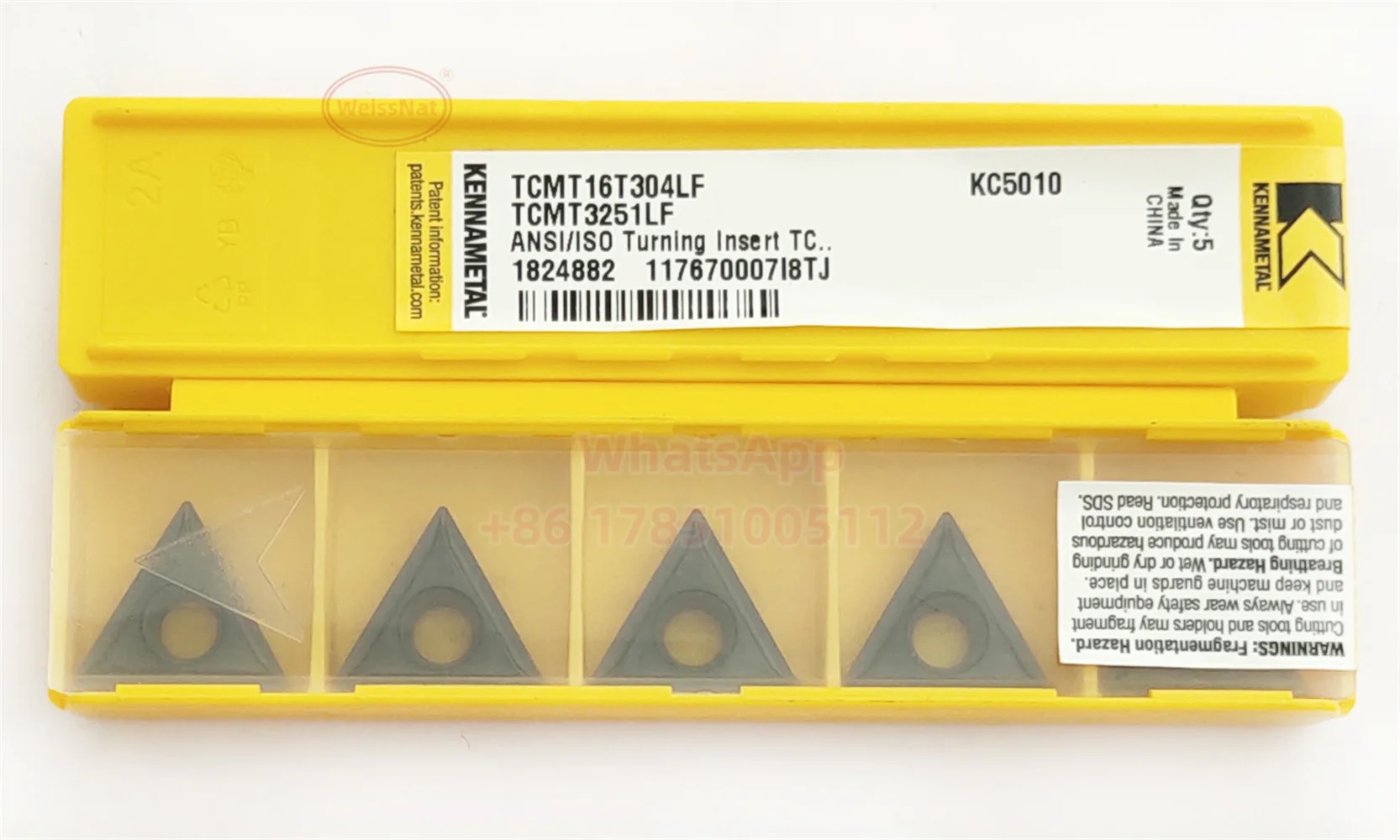 

Kennametal TCMT110202 TCMT110204 TCMT16T302 TCMT16T304 TCMT16T308LF KC5010 Carbide Insert TCMT Inserts