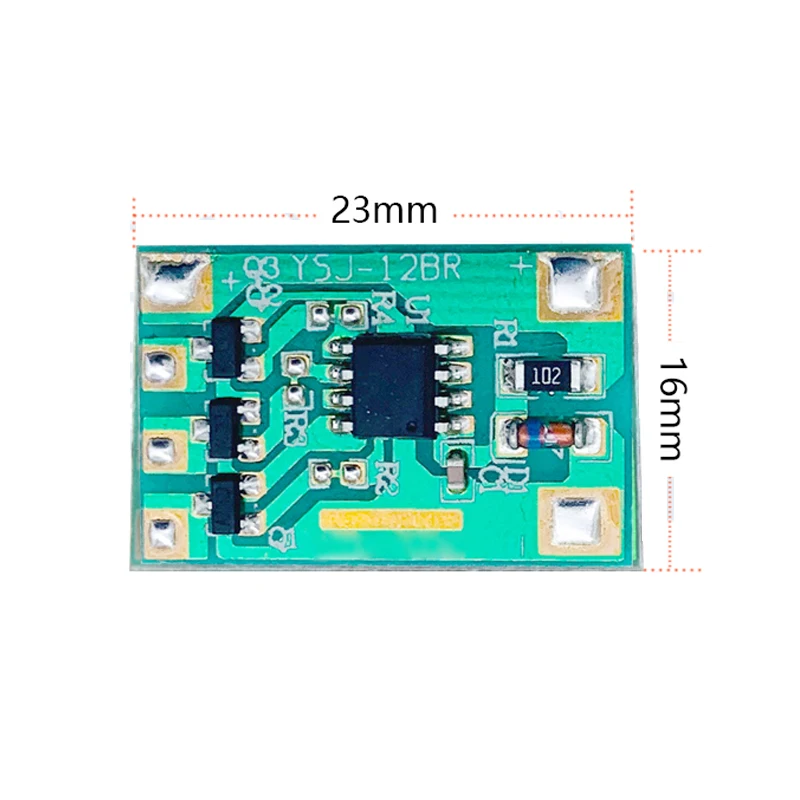 3V6V12V Slow Breathing Light Module 3-way 300mAh Light with Slow Flashing Light Gradually on And Off Chip