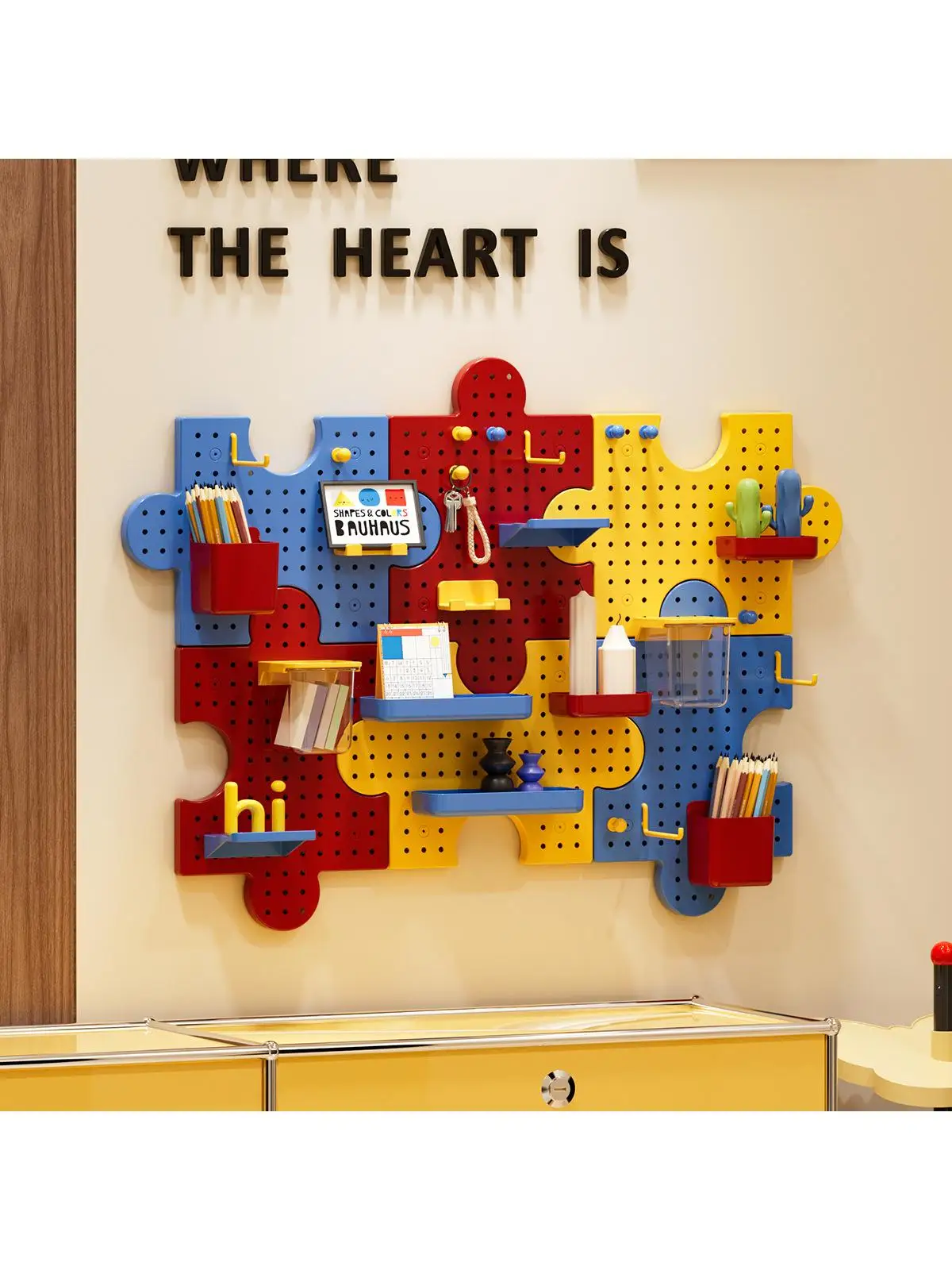 creative-puzzle-hole-board-wall-mounted-children's-study-desk-storage-ra-no-drilling-required-learning-organization-tool