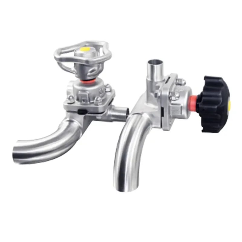 Pneumatic Welding U Type Three Way Diaphragm Valve with Controller