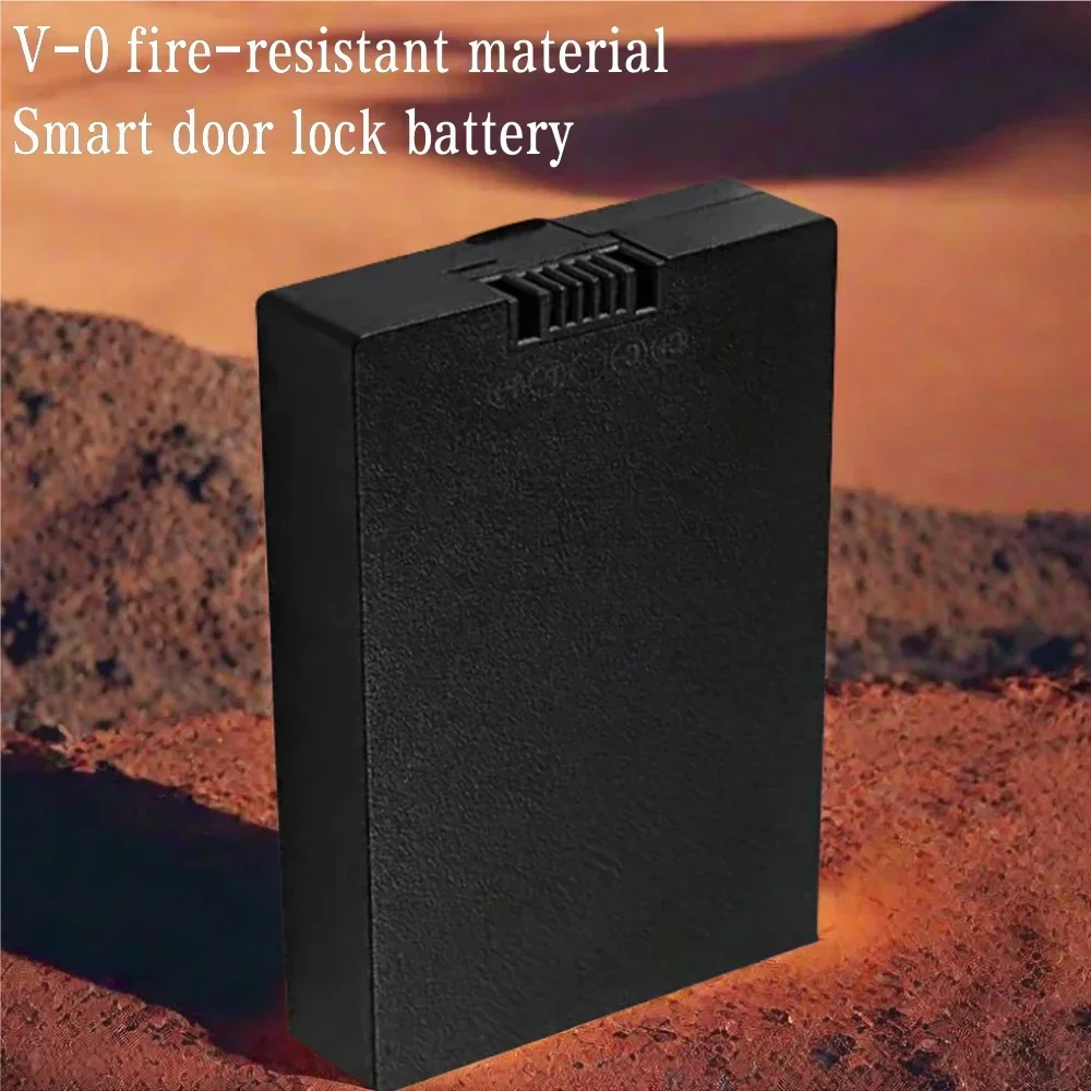 7.4V 5000mAh Polymer Lithium Smart Door Lock Battery For Xiaomi Bosch Haier Smart Fingerprint Door Lock Send Charging Cable