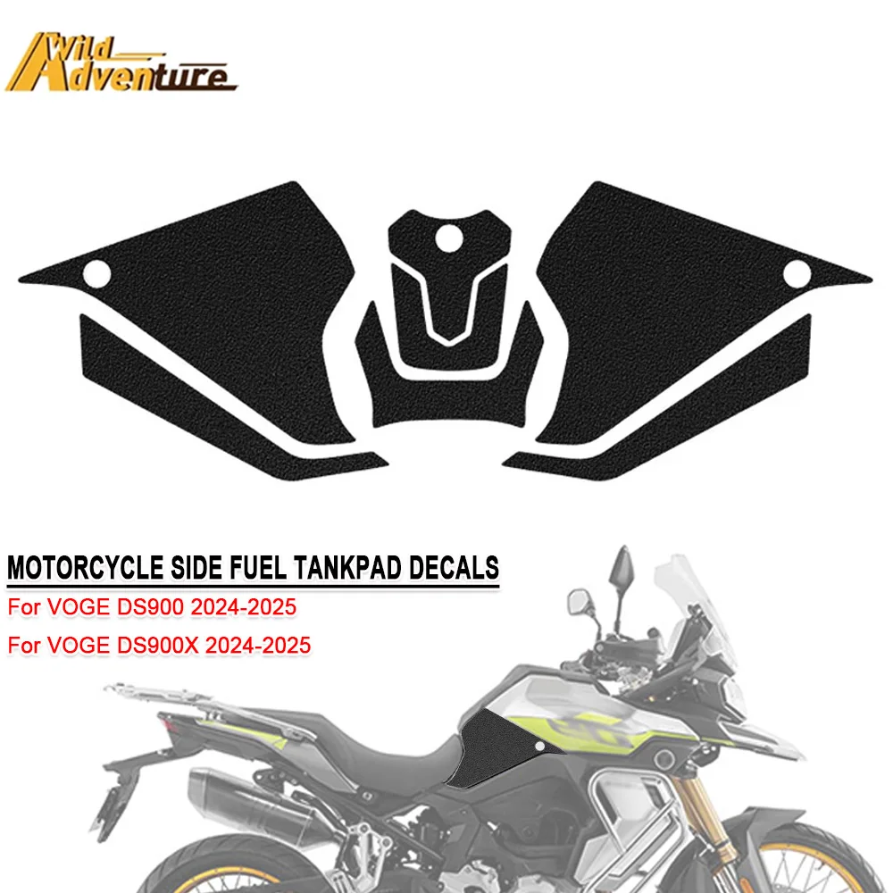 

For VOGE DS900 DS900X DS 900/X 2024 2025 Motorcycle Accessories Non-slip Side Fuel Tank Stickers Waterproof Pad Rubber Sticker
