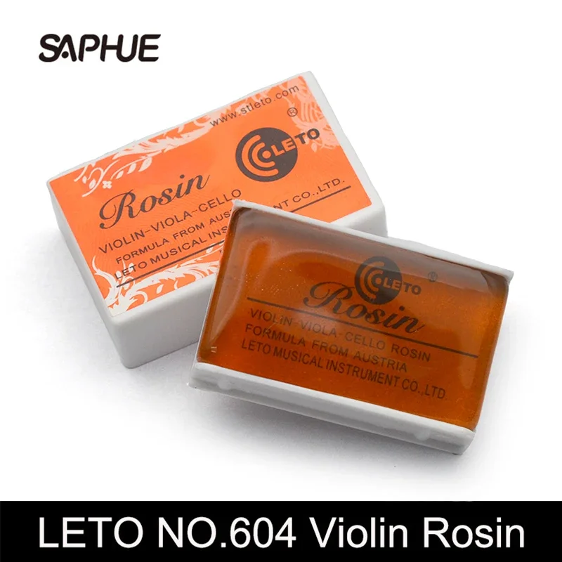 

2Pcs Leto Rosin For Violin Viola Cello 604 Resin Bowed String Instrument Violin Accessories Bow Strings Rosin