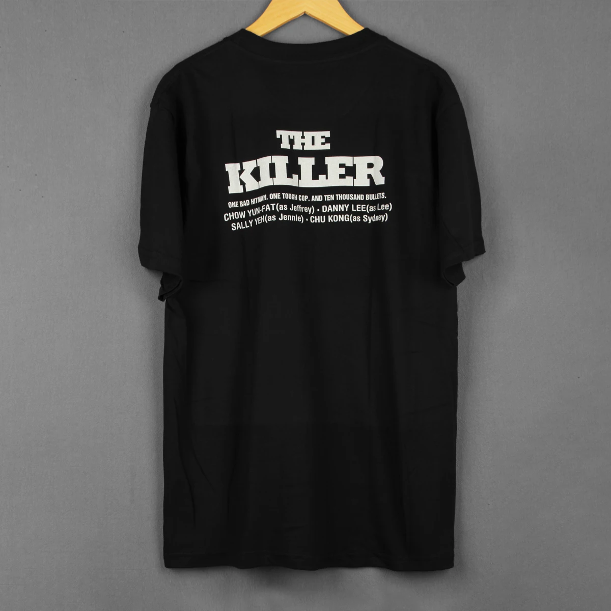 The Killer T-Shirt Bloodshed of Two Heroes John Woo Yun Fat Chow HK Movie A Better Tomorrow Bullet in the Head Cotton Tee