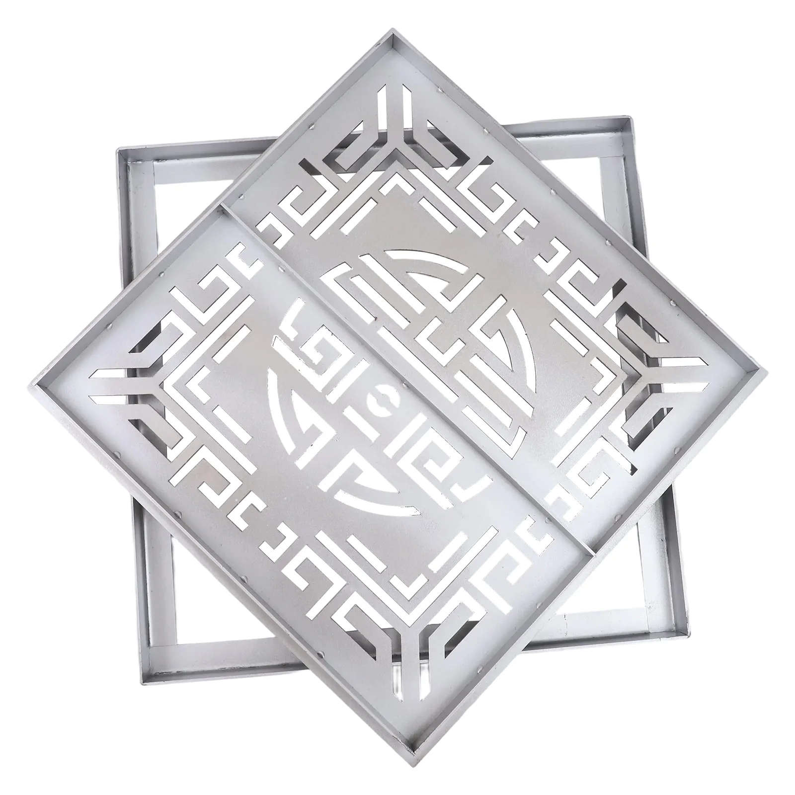 Premium Stainless Steel Grate Silver Outdoor Drainage High Water Rate Slip-resistant Finish Stainless Steel Material