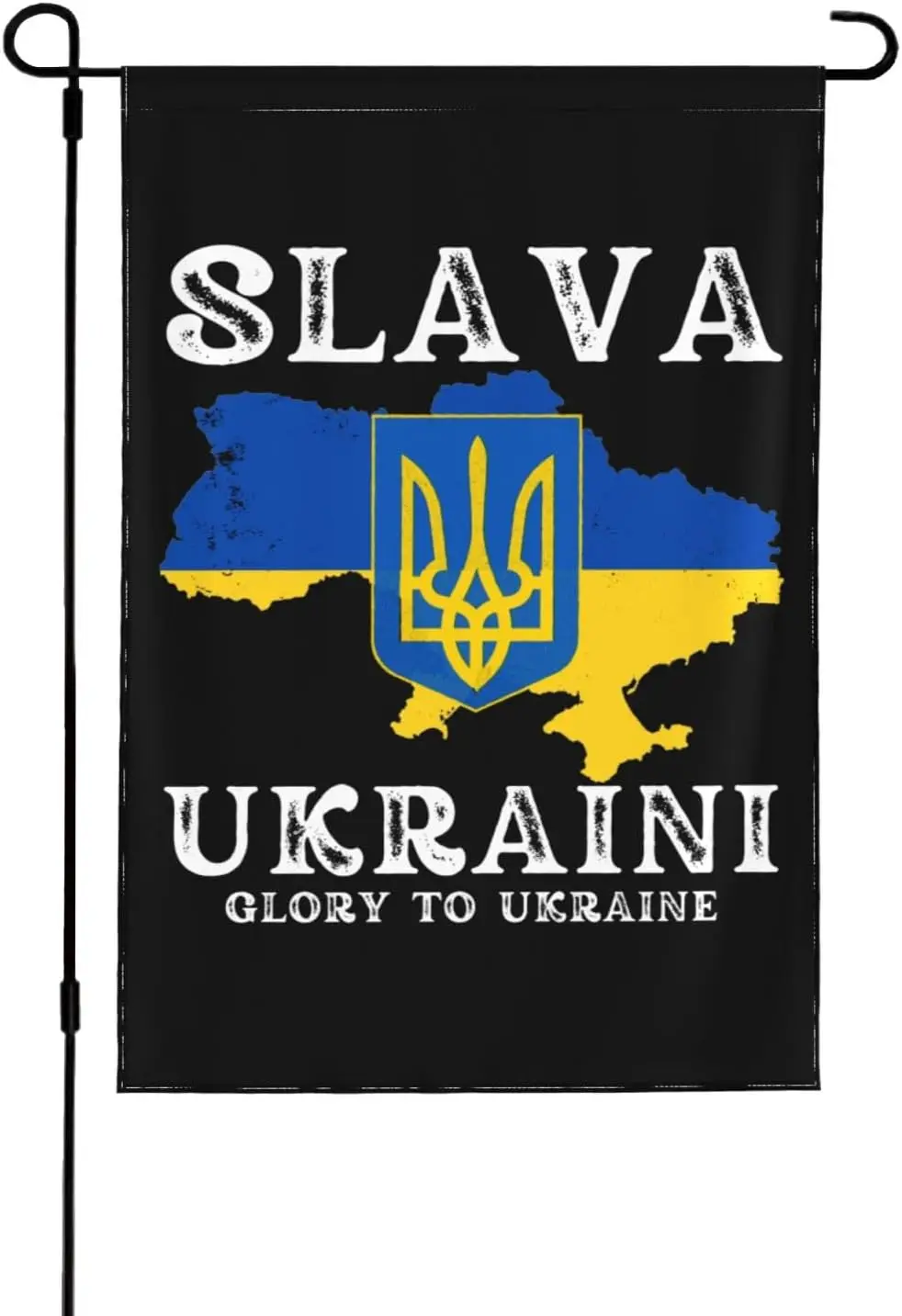 12x18 Slava Ukraini Garden Flag Glory to Ukraine Yard Sign Banner No Flagstand LLE WWL IIC