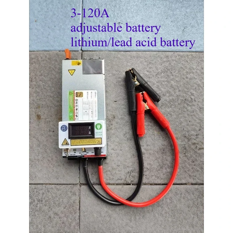 3-15V 3-100A Adjustable Charger - 12V/14.6V/12.6V for Lithium Ion, LiPo & Lead Acid Battery (100A/60A/50A/20A)
