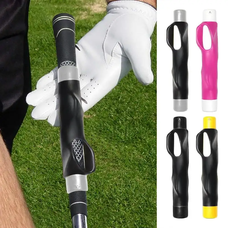 Golf Grip Trainer Attachment Outdoor Golf Swing Trainer Beginner Gesture Alignment Training Aids Correct Training Grip Aid