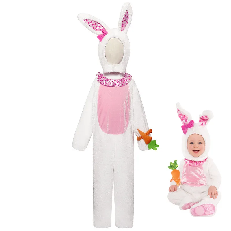 Children Kids Animal Costume Cosplay Dinosaur Tiger Rabbit Dog Lion Lamb Sheep Halloween Animals Costumes Jumpsuit for Boy Girl
