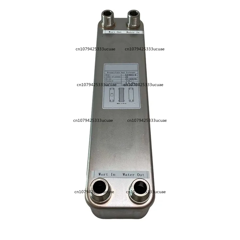 22 Plates ,4.5Mpa Brazed Plate Heat Exchanger , Floor And Water Heating,  Snow Melting