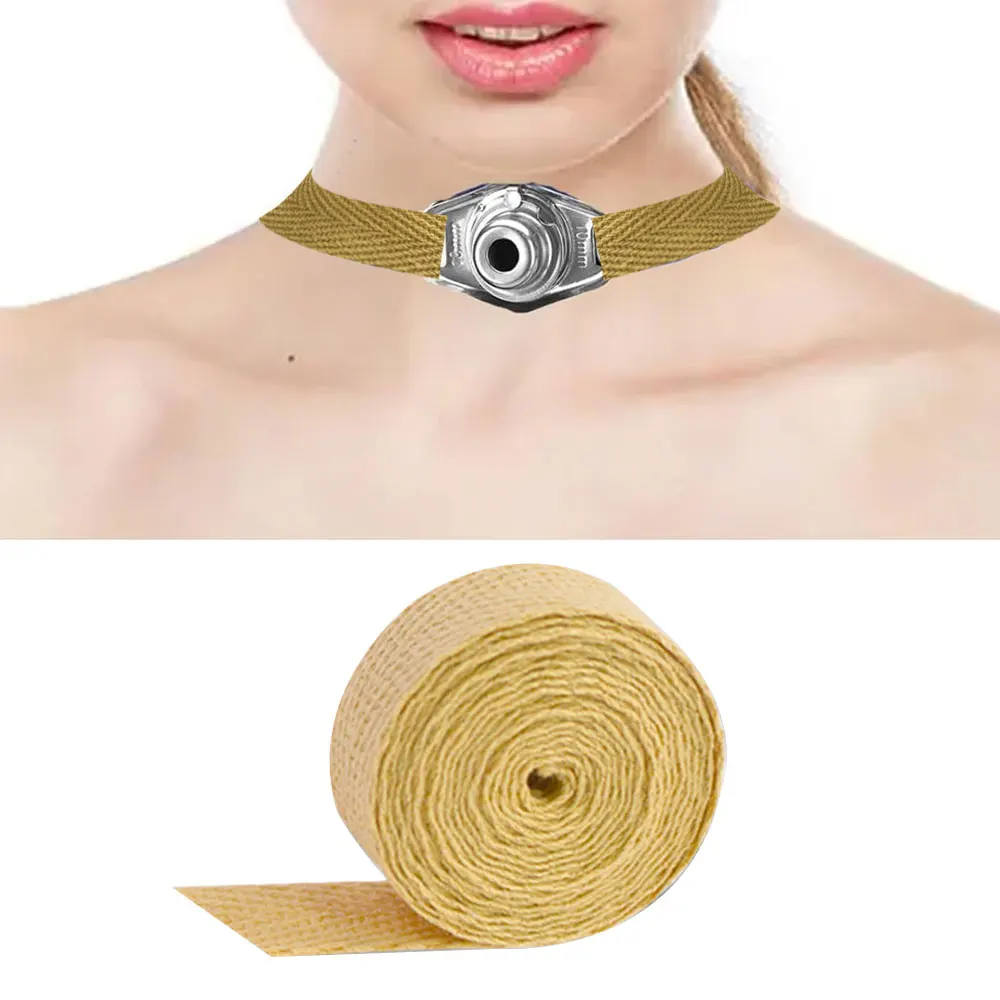 1-10 لفة القصبة الهوائية حبل 10/12/15 مللي متر الطبية القصبة الهوائية تثبيت القصبة الهوائية أنبوب حزام حزام القصبة الهوائية أنبوب تثبيت حزام #6