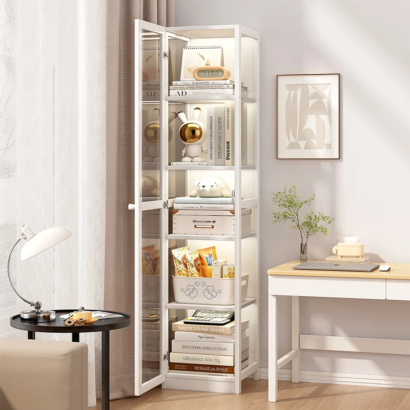 

Figure Model Display Cabinet Lego Toy Storage Cabinet Glass Bookcase Household Acrylic Transparent Gift Display Cabinet