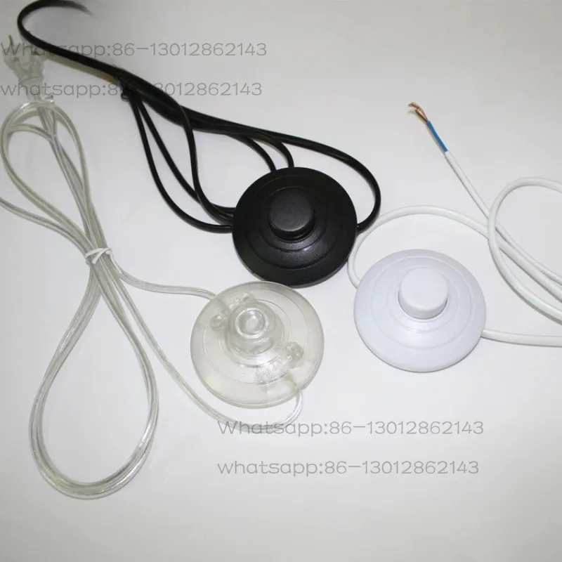 Floor Lamp Replacement Cord, 1.8M Transparent Wire with Dimmer & Foot Switch