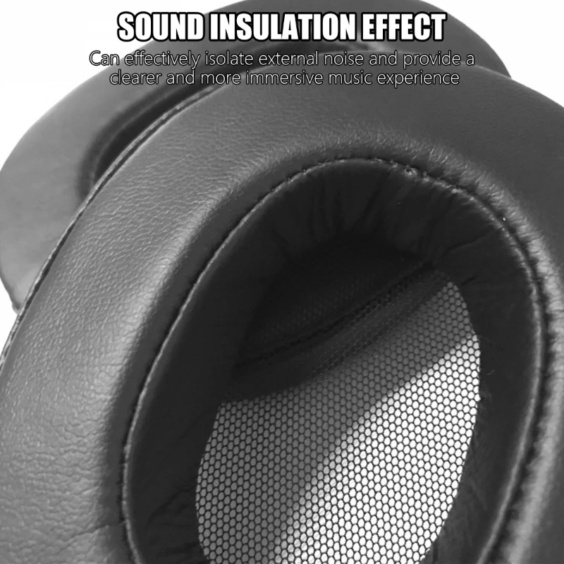 Replacement Ear Pads Earphone Cushion Repair Accessory for MDR-1A 1ADAC Headphones Noise Isolating Sponge Earpads