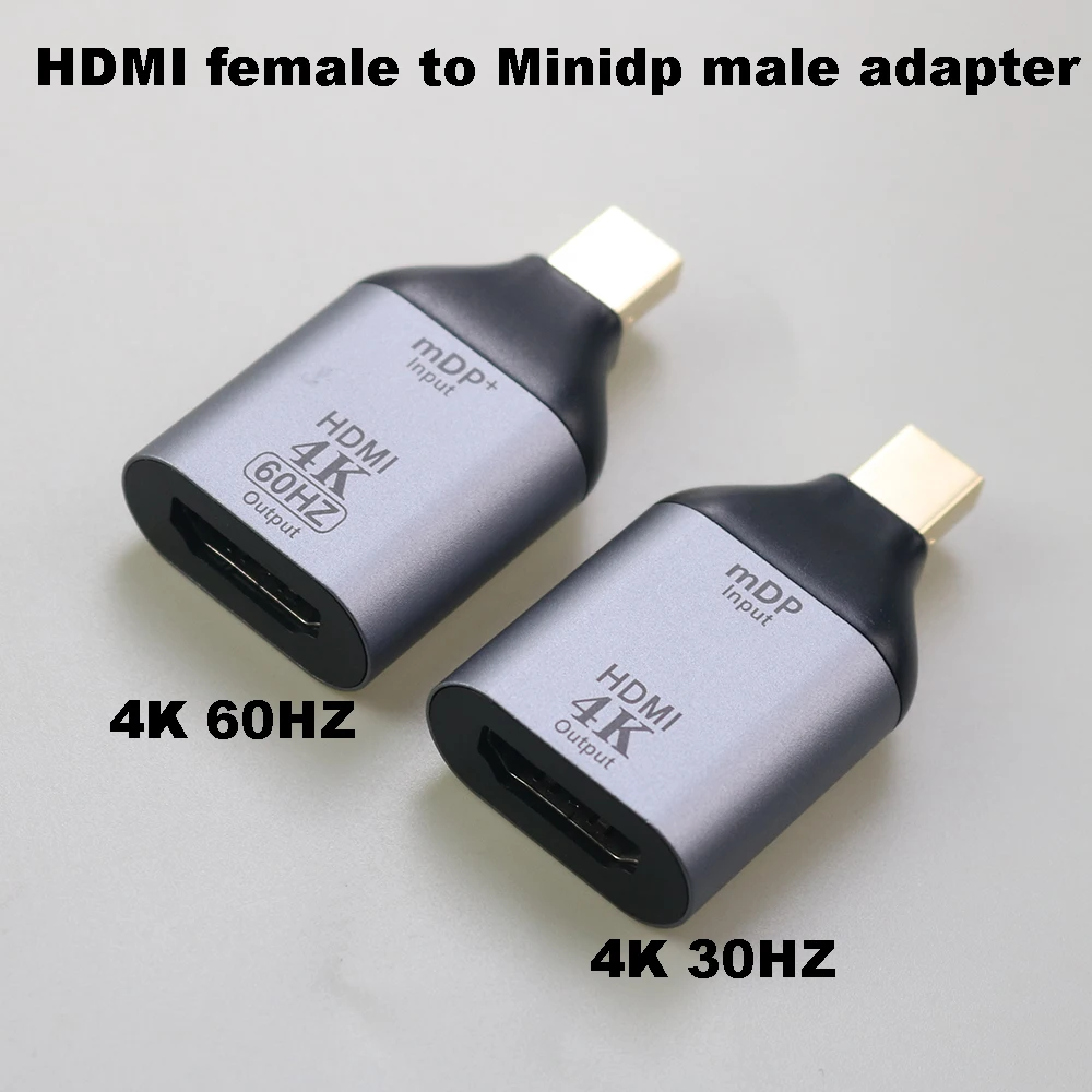 

Mini Display Port DP 1.4 HDMI-compatible Adapter Converter Female to Male 4K 60Hz/30HZ For Laptop Computer Monitor Projector