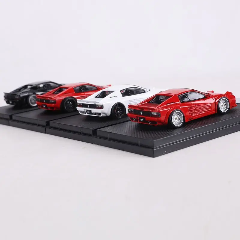نجمة نموذج 1/64 Testarossa LB سبيكة موتور لعبة السيارة يموت الصب نموذج معدني جمع الصبي هدايا عيد الميلاد